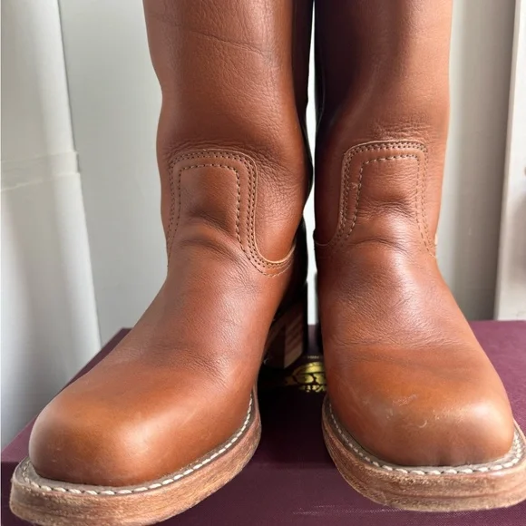 EUC Frye Campus Tan Boots 7.5 - Picture 2 of 9